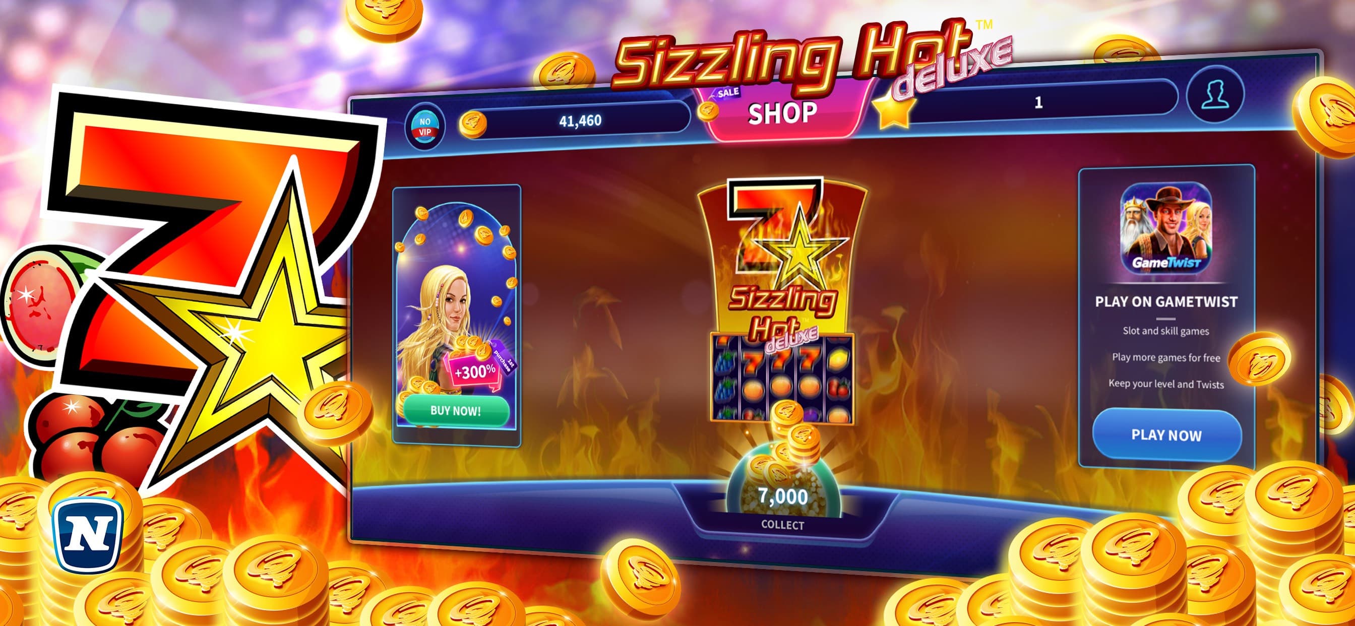 Sizzling Hot™ Deluxe Slot screenshot 2 - screenshot