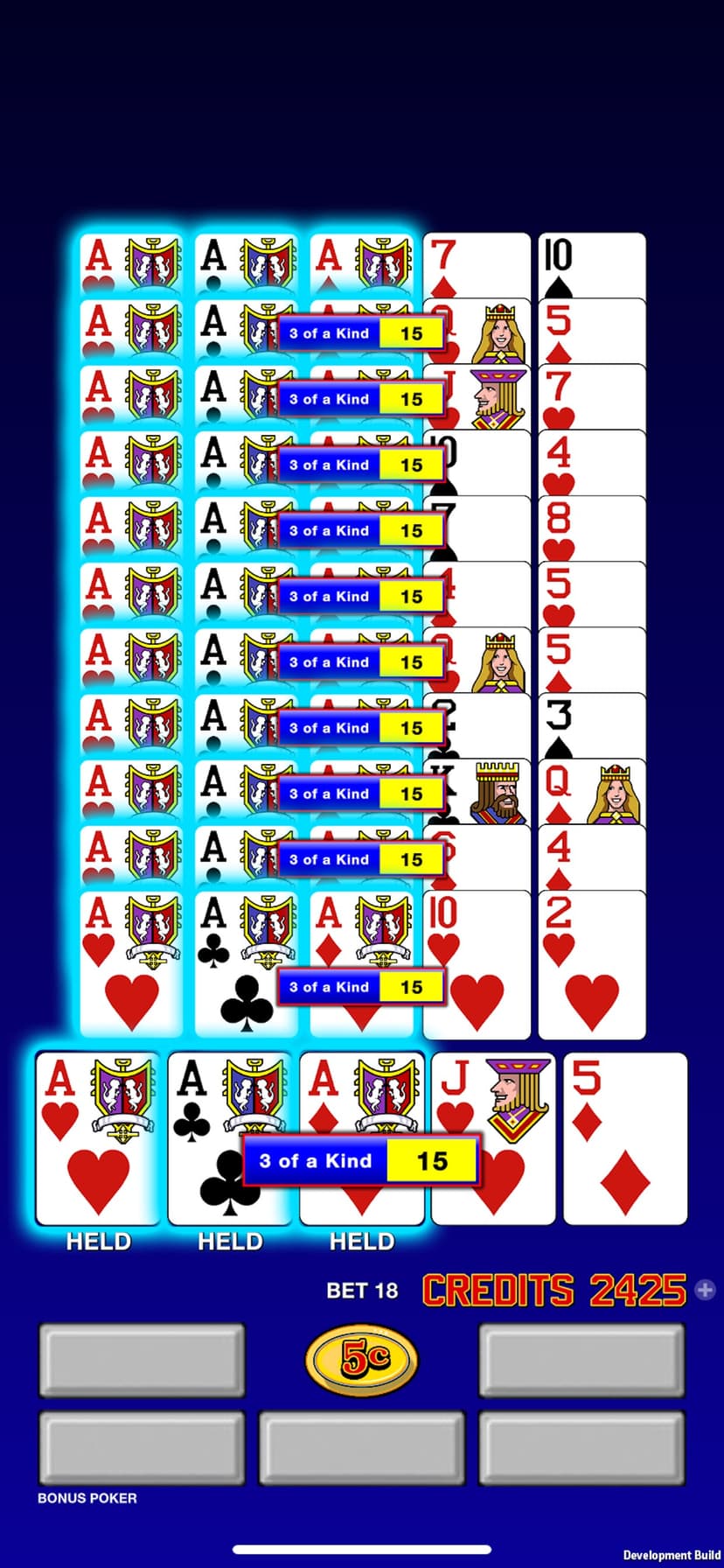 High Roller Video Poker screenshot 3 - screenshot