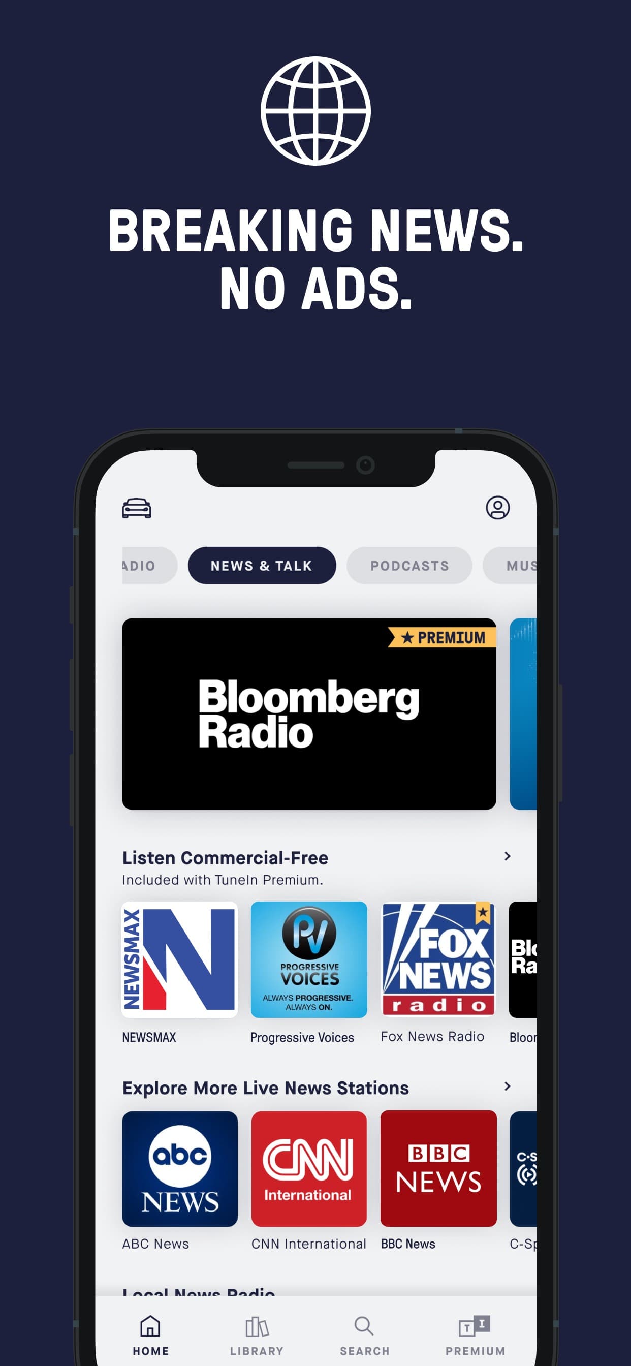 TuneIn Radio: Music & Sports screenshot 5 - screenshot