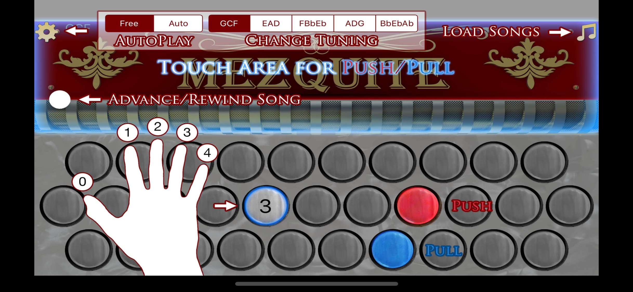 Mezquite Diatonic Accordion screenshot 2 - screenshot