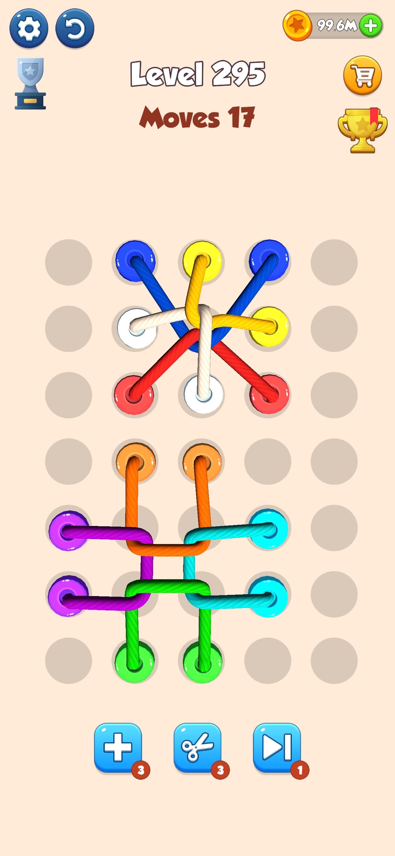 Color Tangled Rope 3D screenshot 4 - screenshot