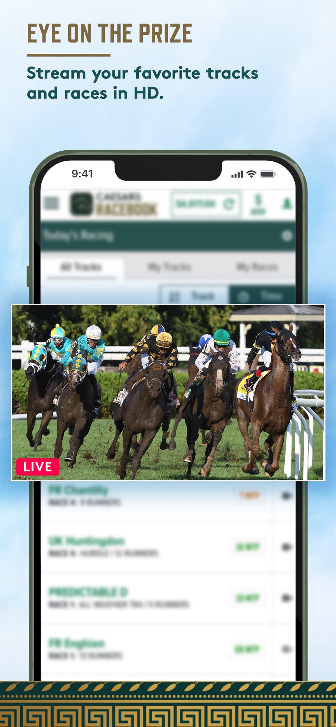 Caesars Racebook screenshot 5 - screenshot