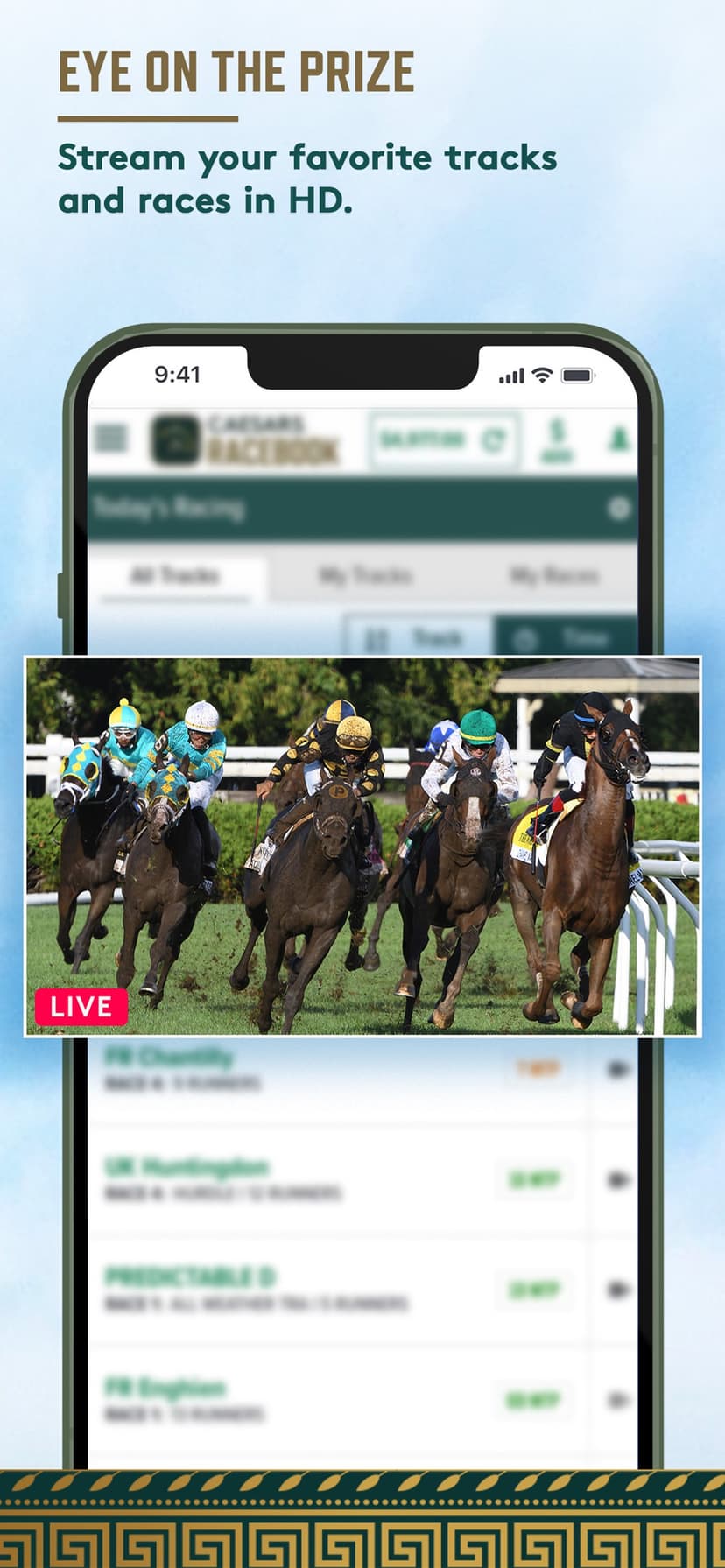 Caesars Racebook screenshot 5 - screenshot