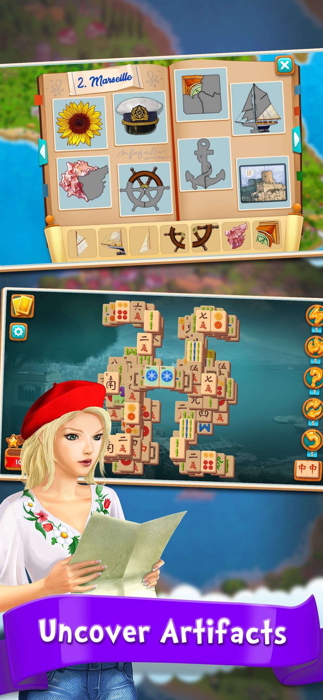 Mahjong Solitaire Puzzle Match screenshot 3 - screenshot