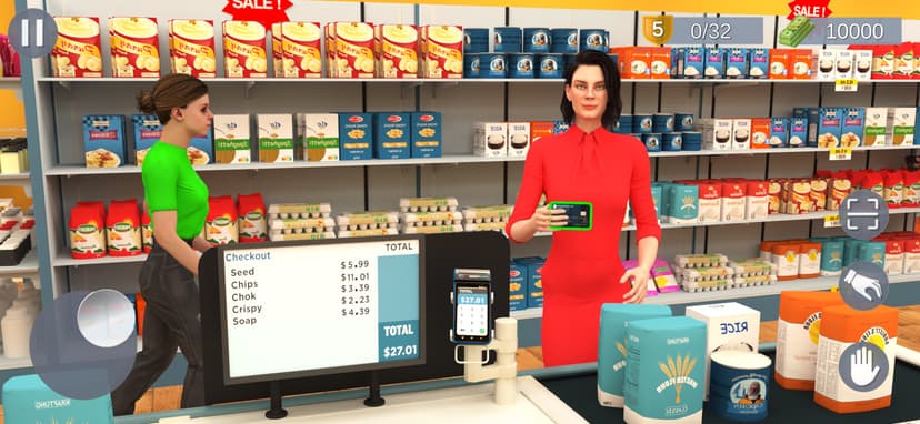 Supermarket Cashier Shop Game screenshot 3 - screenshot