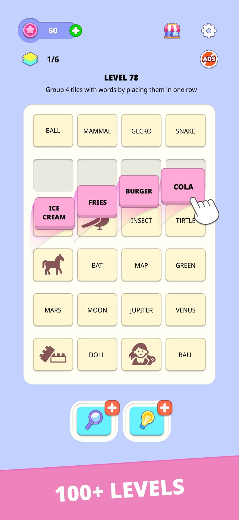 Word Merge: Categories screenshot 3 - screenshot