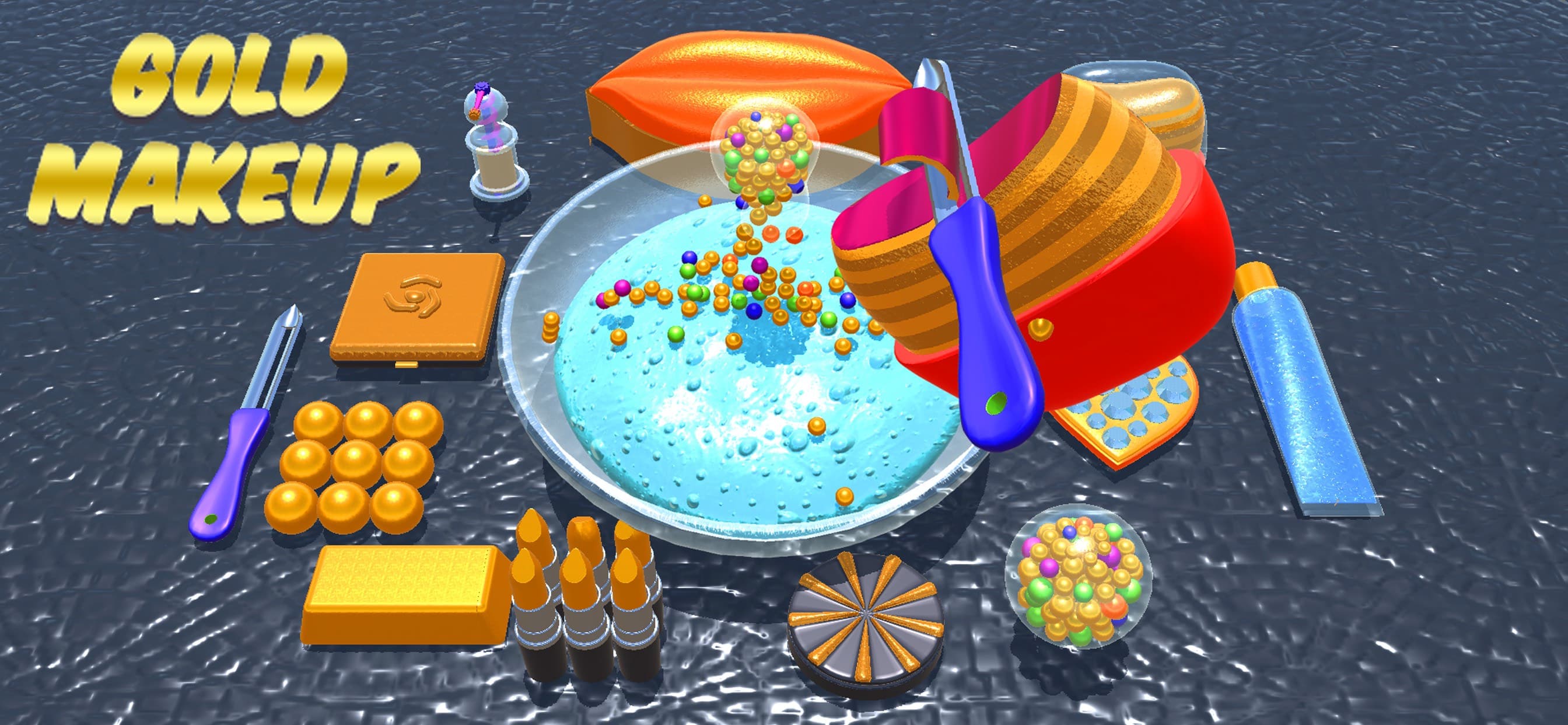 Makeup Slime Game! Relaxation screenshot 3 - screenshot