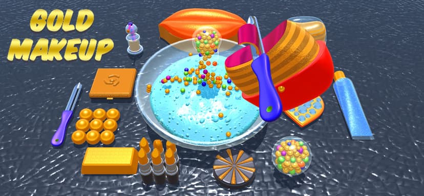 Makeup Slime Game! Relaxation screenshot 3 - screenshot