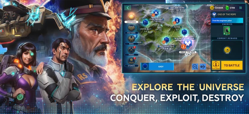 Mech & Aliens: Robot Battle screenshot 4 - screenshot