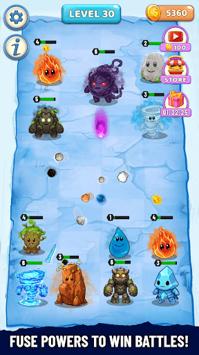 Elemental Battle : Merge Game screenshot 2 - screenshot