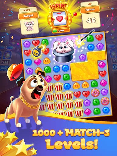 Super Pug Story Match 3 puzzle screenshot 8 - screenshot