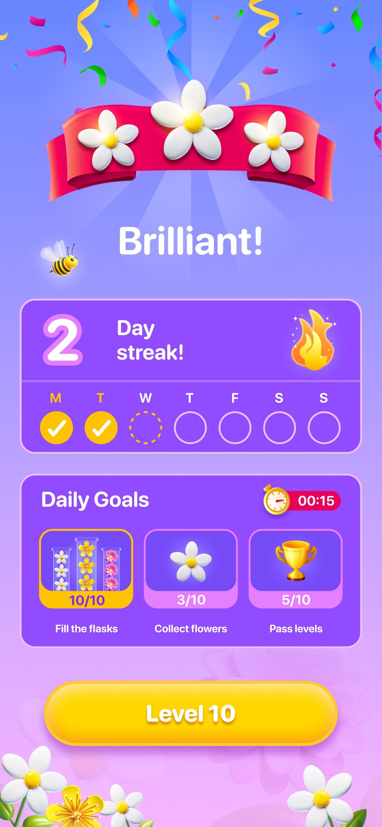 Blossom Sorting: sort puzzle screenshot 4 - screenshot