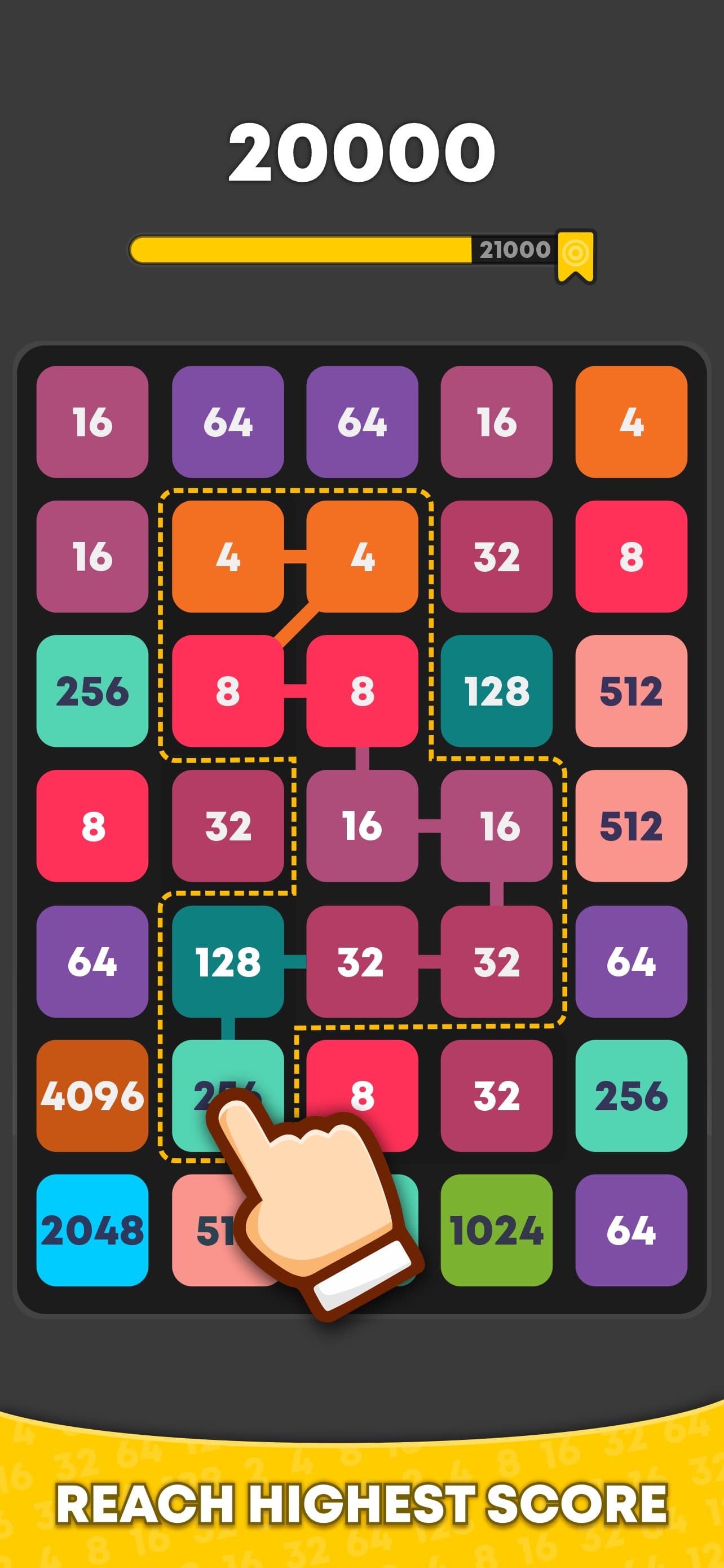 Number Match: 2048 Puzzle screenshot 4 - screenshot