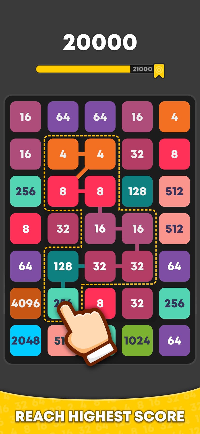Number Match: 2048 Puzzle screenshot 4 - screenshot