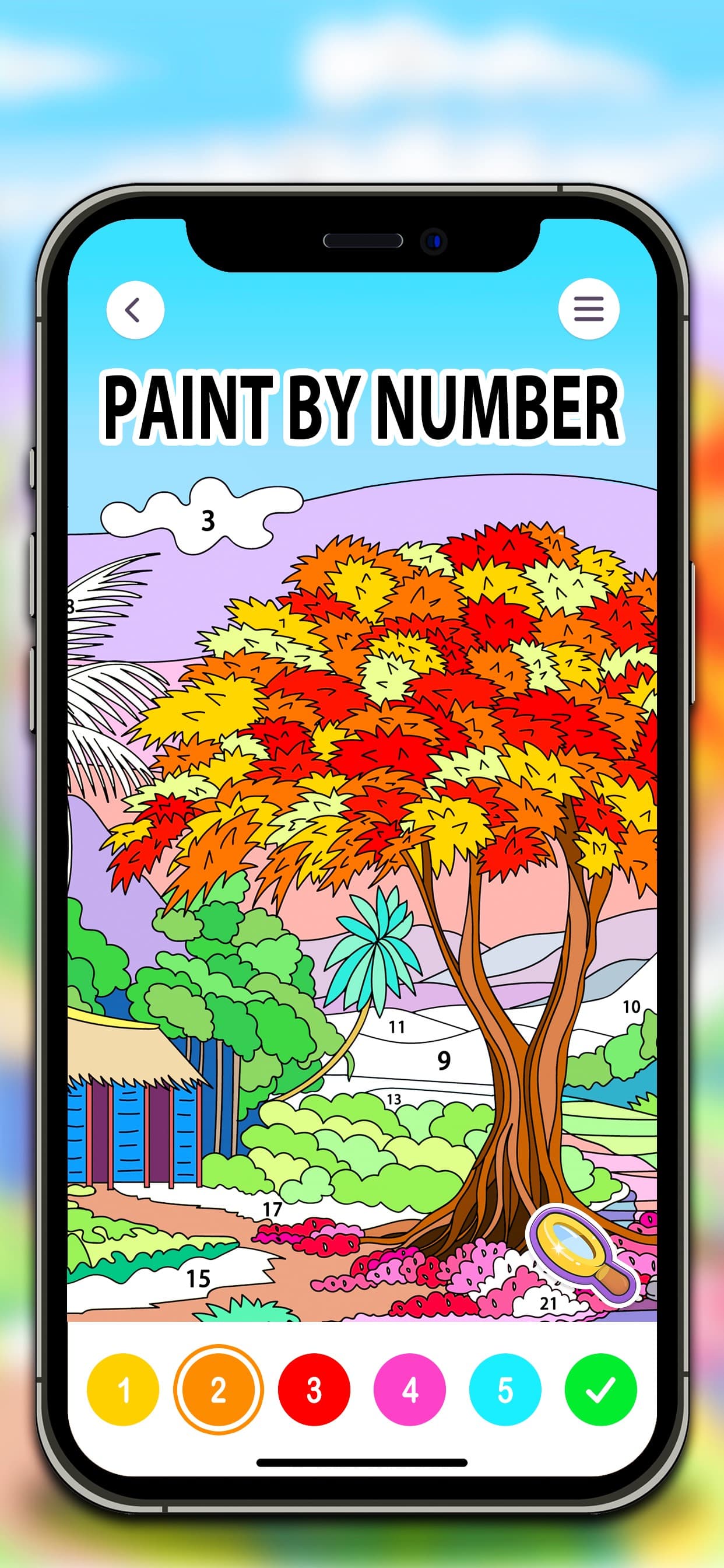 ColorPlanet® Paint by Number screenshot 1 - screenshot