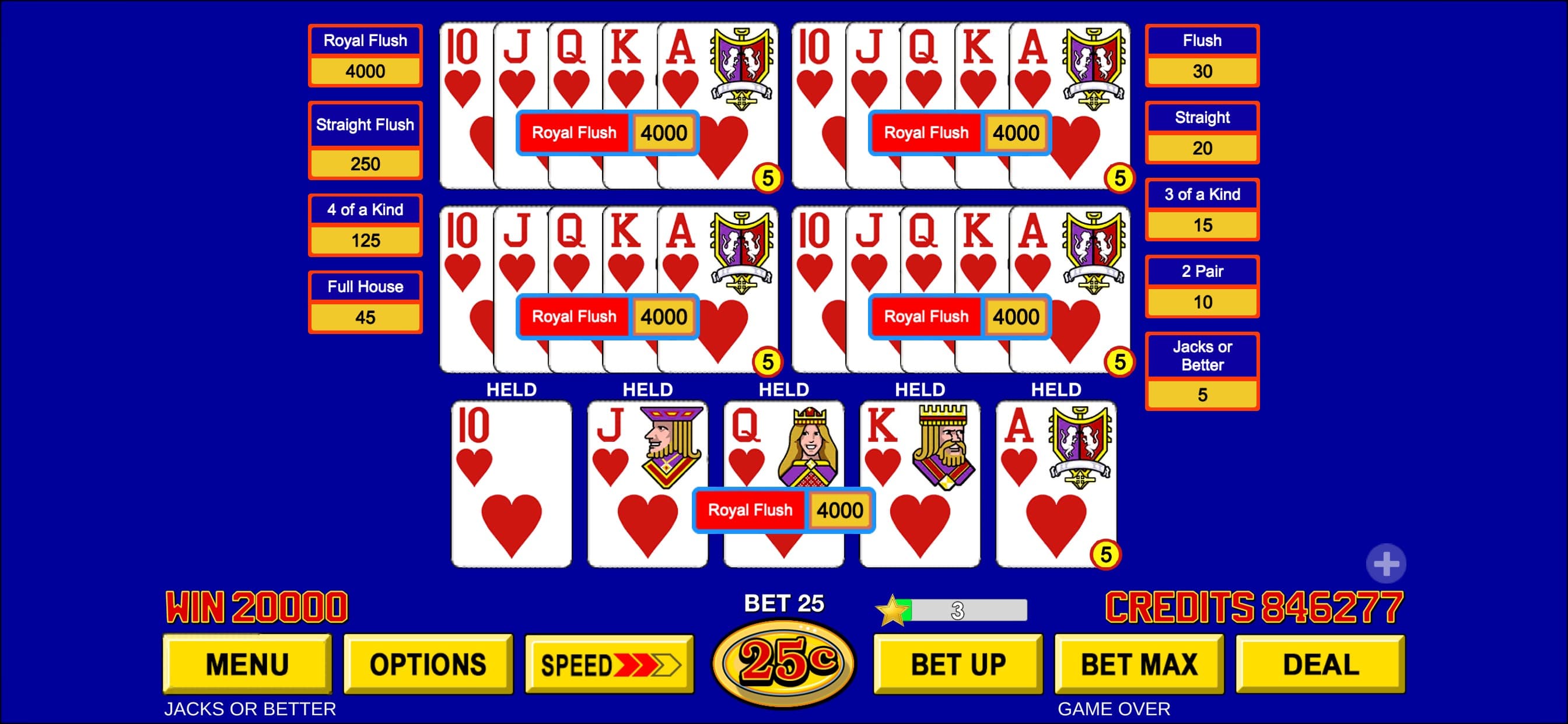 Video Poker ™ - Classic Games screenshot 4 - screenshot