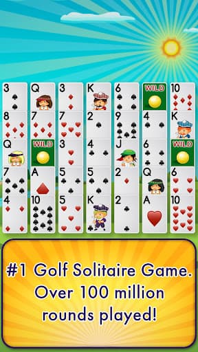 Golf Solitaire Pro screenshot 1 - screenshot