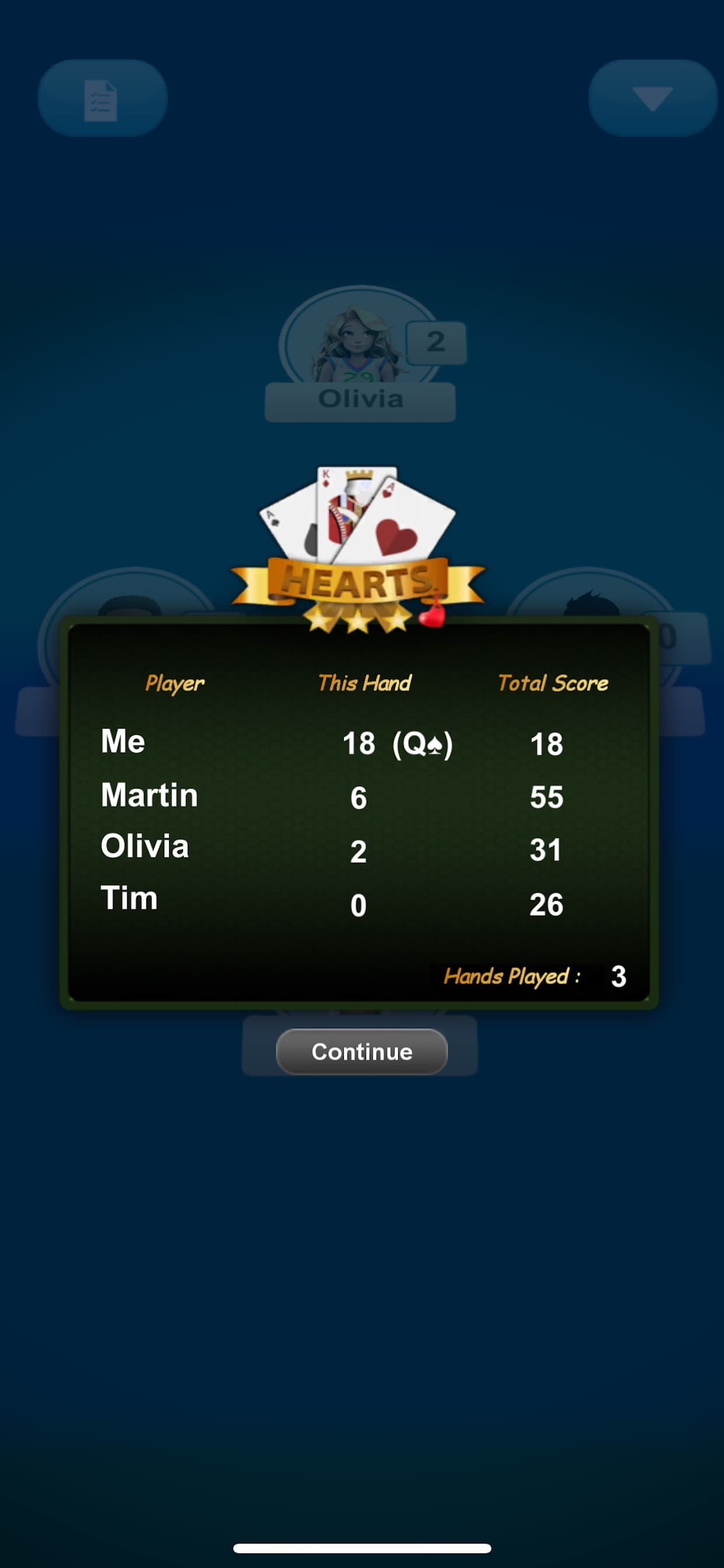 Hearts Card Game Classic screenshot 3 - screenshot