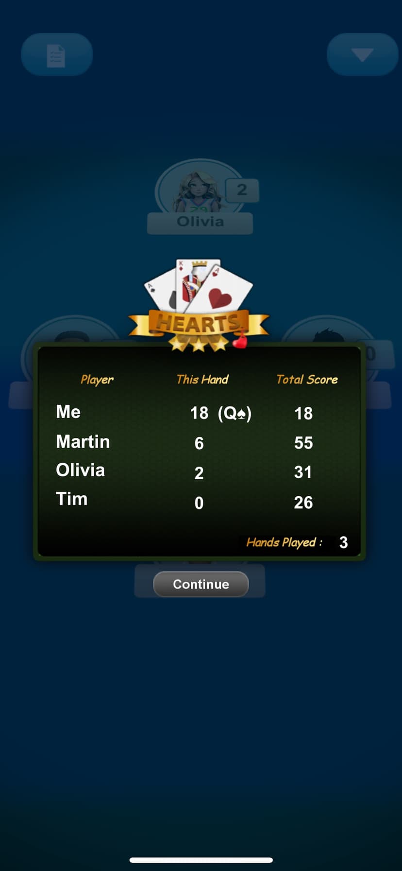 Hearts Card Game Classic screenshot 3 - screenshot