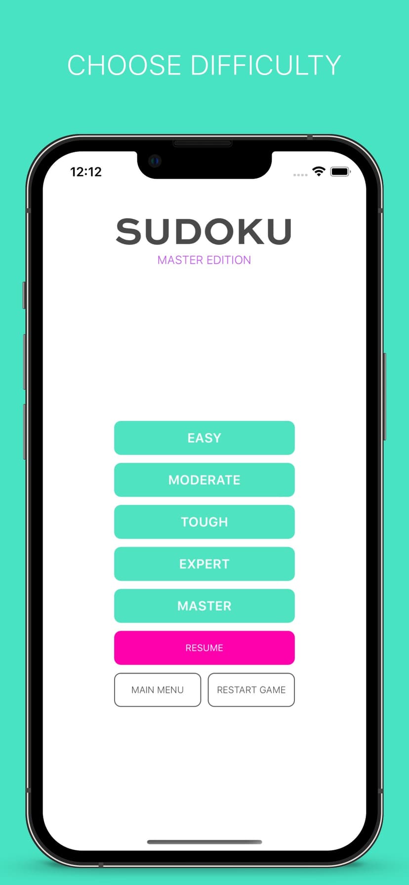 Sudoku Master Edition: Puzzles screenshot 4 - screenshot