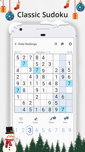 Sudoku Puzzles: Fun Math Game screenshot 1 - screenshot