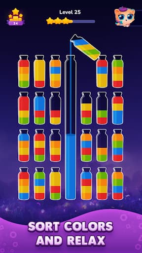 Get Color - Water Sort Puzzle screenshot 1 - screenshot