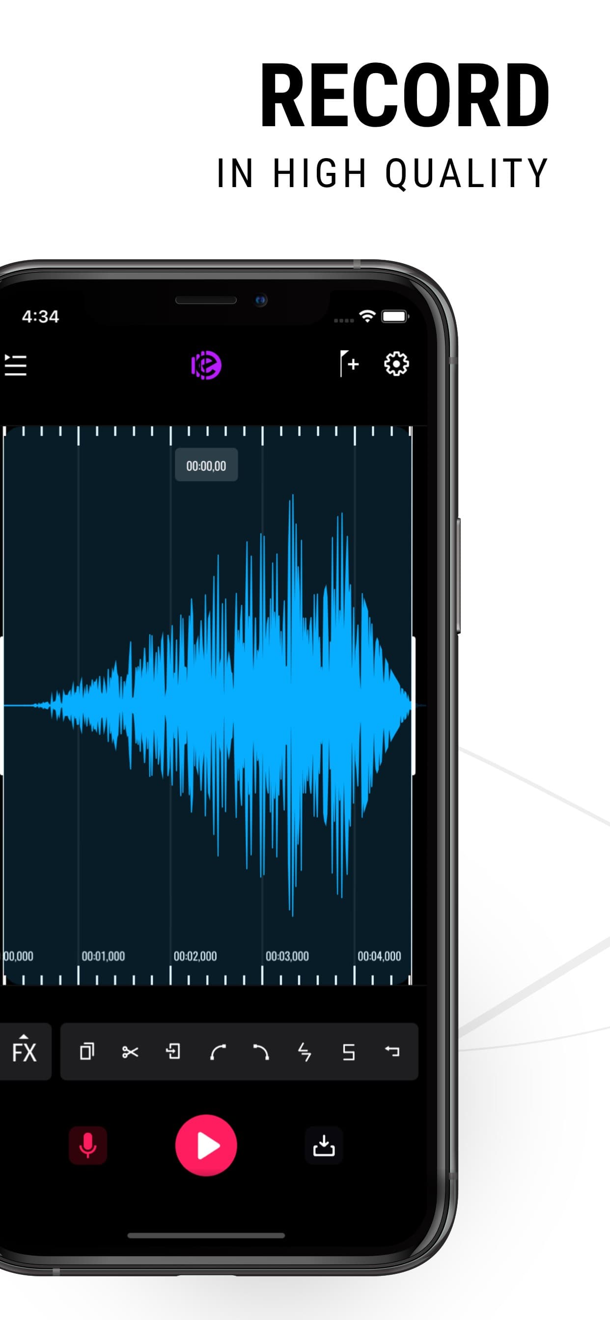 Edity-Audio & Music Editor Lab screenshot 5 - screenshot