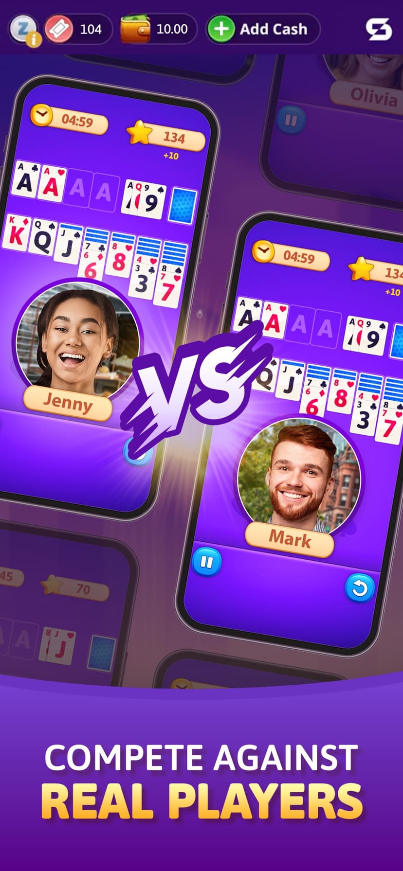 Solitaire Skillz - Win Cash screenshot 3 - screenshot