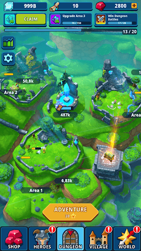 Idle Dungeon Manager - PvP RPG screenshot 1 - screenshot
