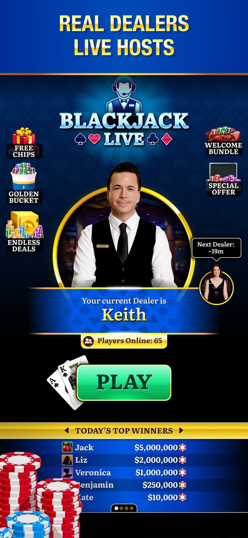 Blackjack Live ™ Casino 21 screenshot 3 - screenshot