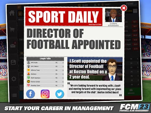 FCM23 Soccer Club Management screenshot 9 - screenshot