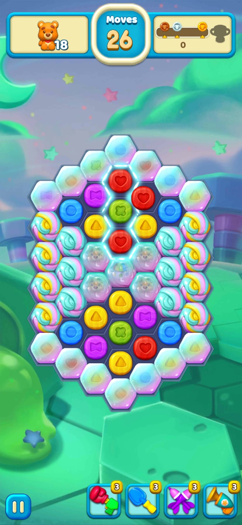Toy Party: Match 3 Hexa Blast! screenshot 5 - screenshot