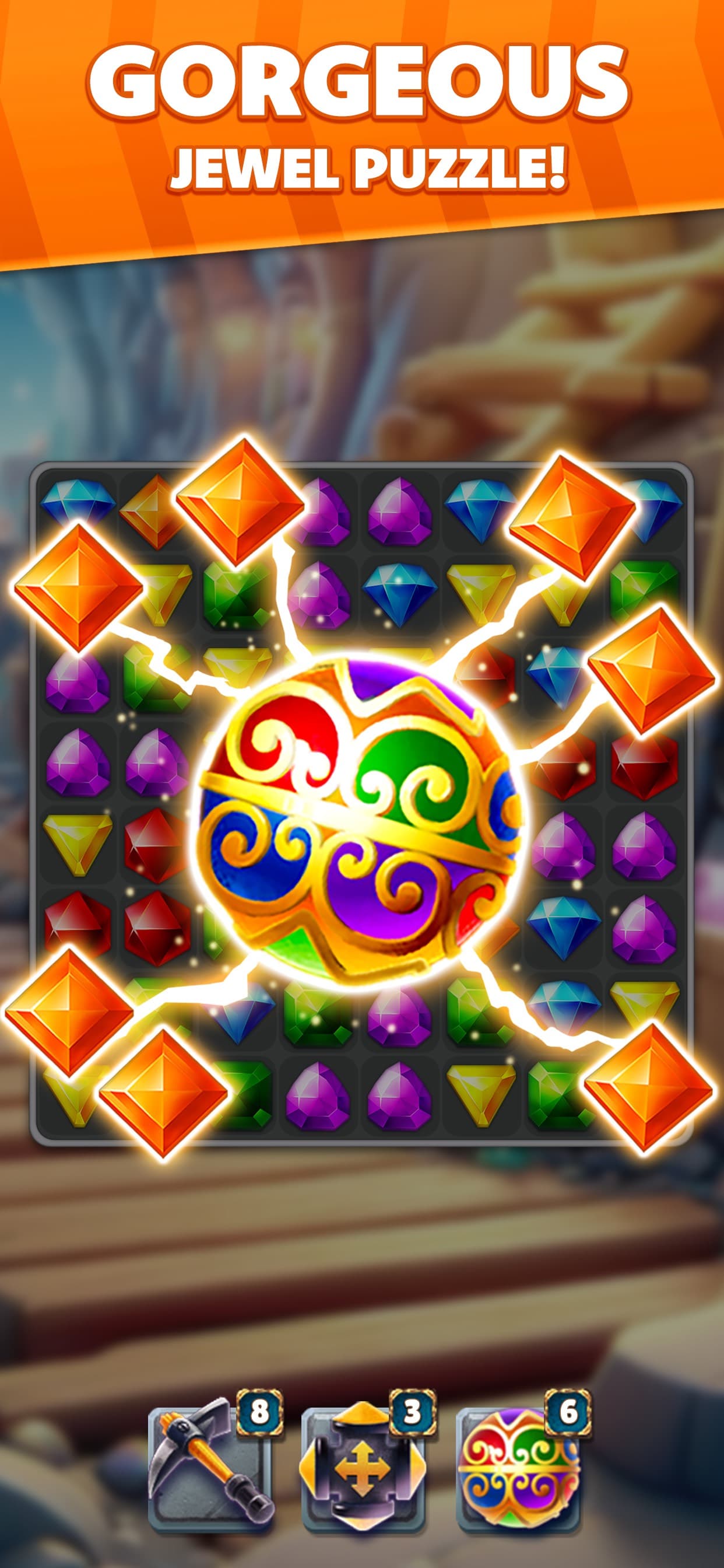 Jewel Hunter Lost Temple screenshot 2 - screenshot