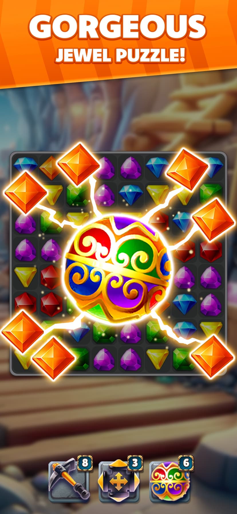 Jewel Hunter Lost Temple screenshot 2 - screenshot