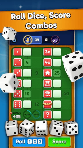 Yatzy Dice Game: Yatzy Plus screenshot 1 - screenshot