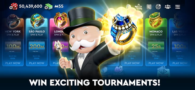 MONOPOLY Poker - Texas Holdem screenshot 4 - screenshot