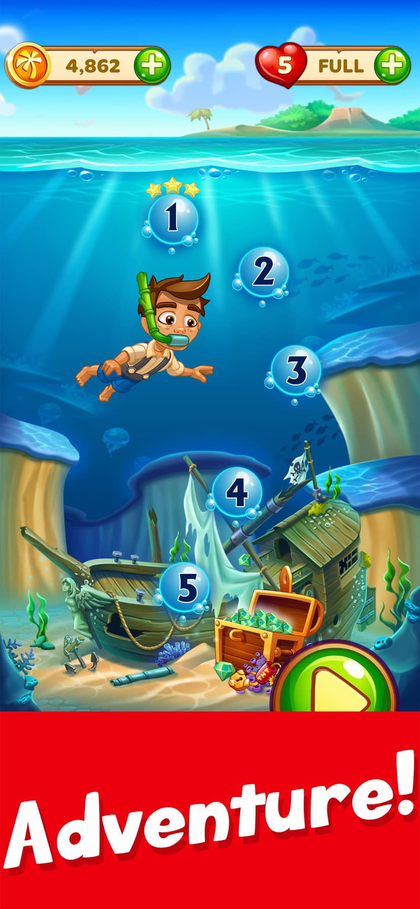 Tropic Trouble Match 3 Builder screenshot 5 - screenshot