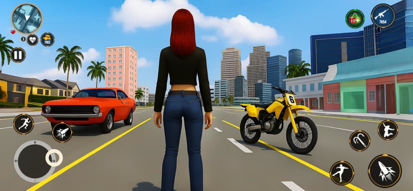 Rope hero Town : Mafia Crime screenshot 2 - screenshot