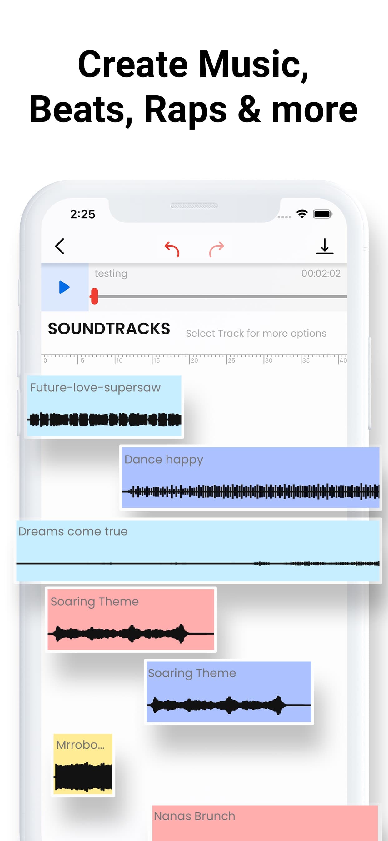 Music Editor: DJ Mixing Studio screenshot 1 - screenshot