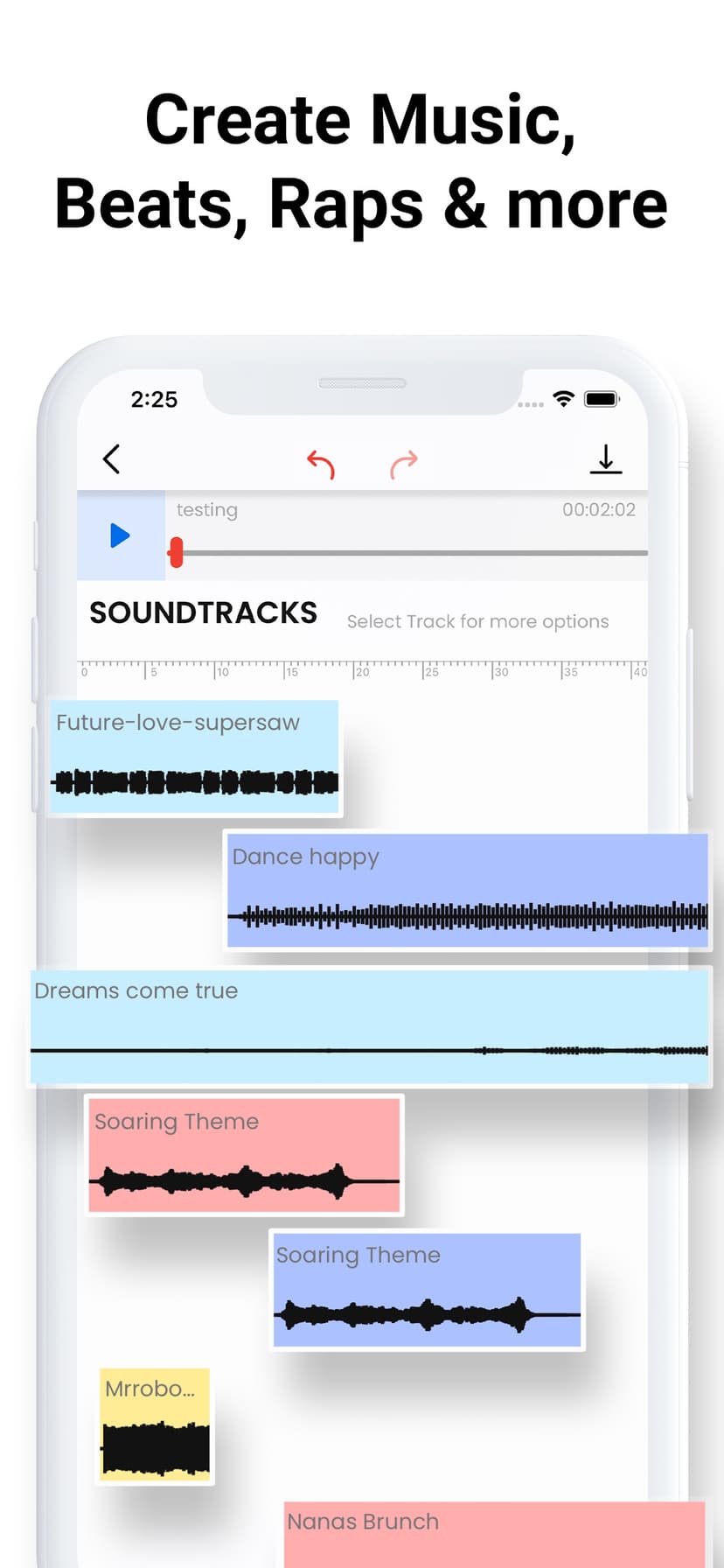 Music Editor: DJ Mixing Studio screenshot 1 - screenshot