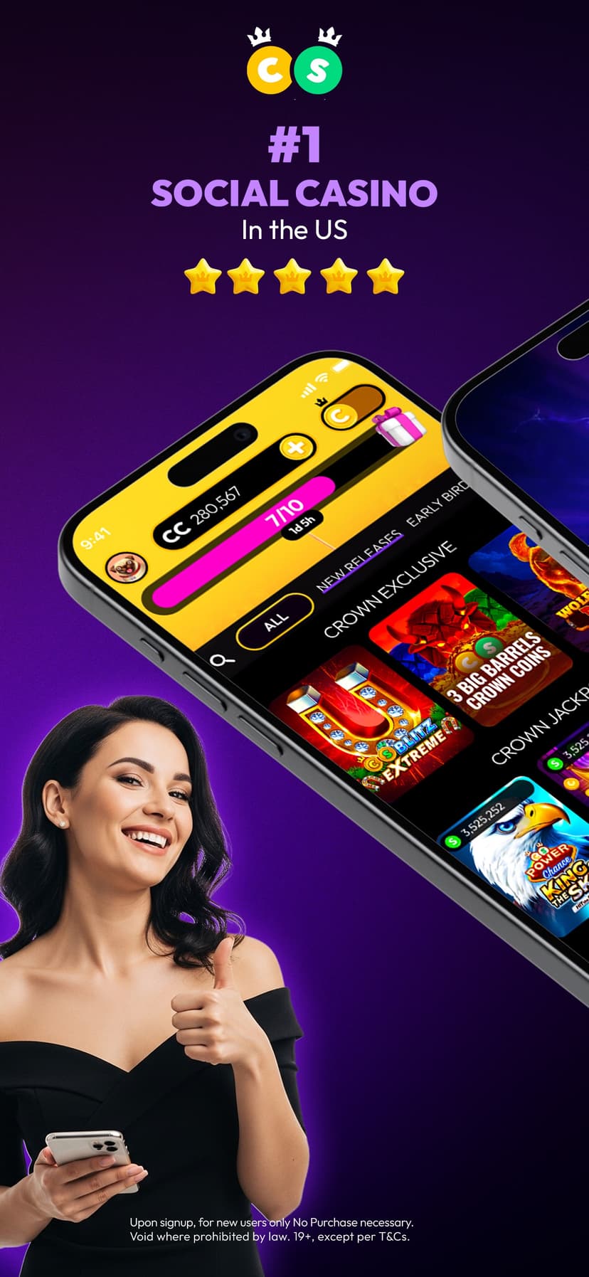 CrownCoins Casino screenshot 1 - screenshot