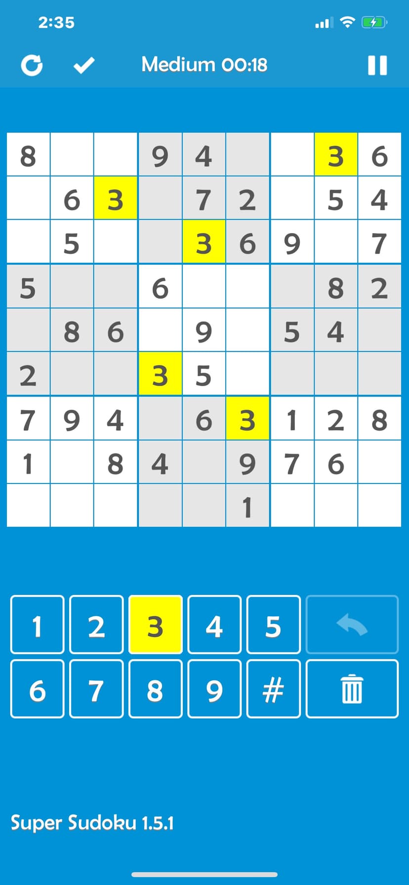 Super Sudoku - Brainstorming!! screenshot 1 - screenshot