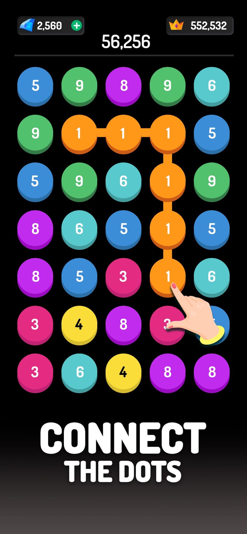 Merge Dots - Number Match Game screenshot 1 - screenshot