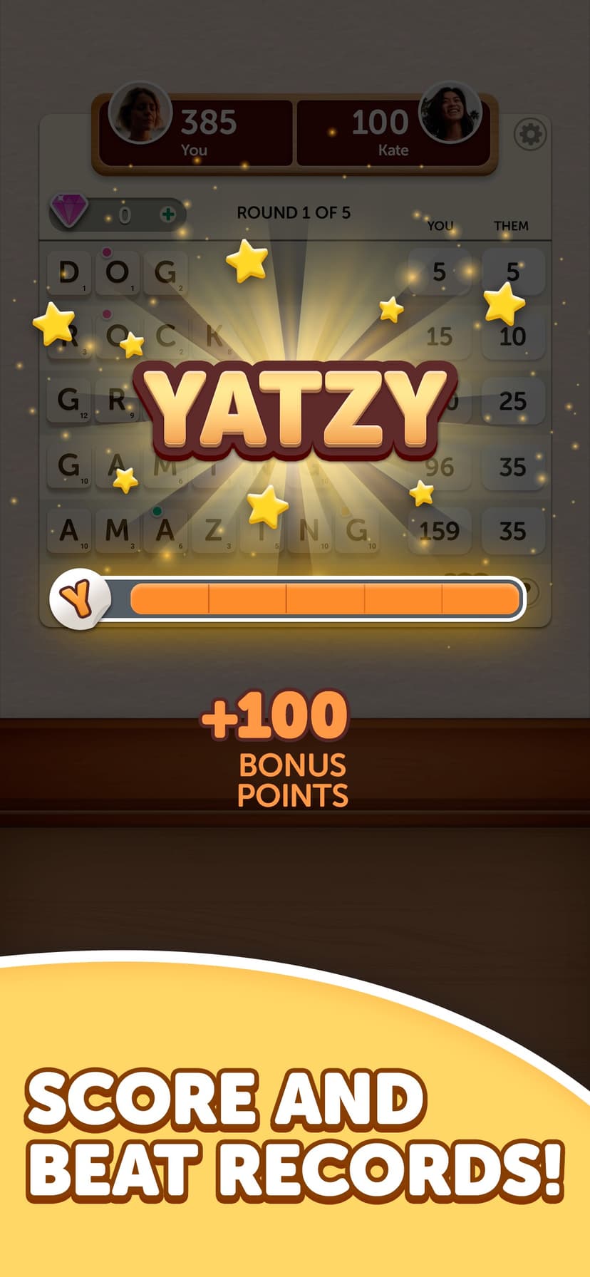 Word Yatzy - Fun Word Puzzler screenshot 3 - screenshot