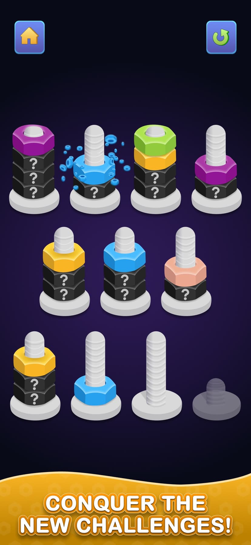 Nuts & Bolts - Color Sort Game screenshot 3 - screenshot