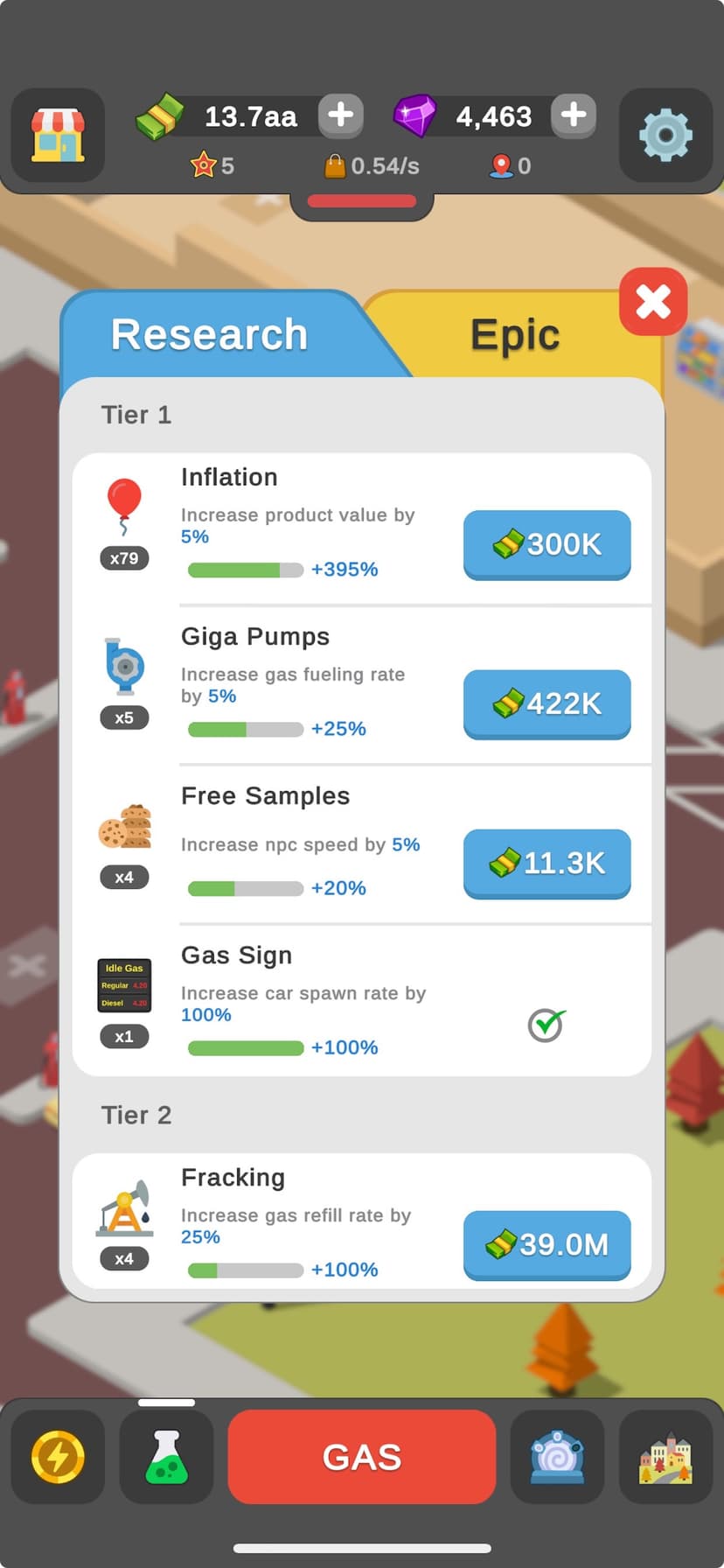 Idle Gas Station Tycoon screenshot 3 - screenshot