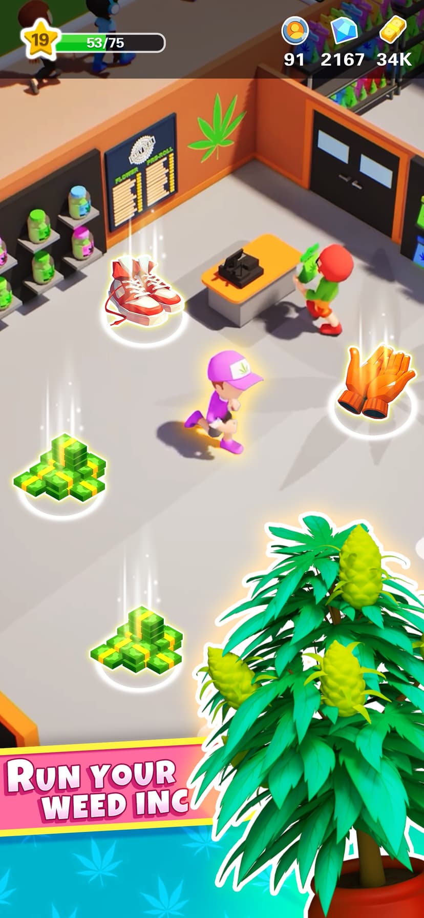 Weed Inc 420: Blaze & Trade screenshot 1 - screenshot