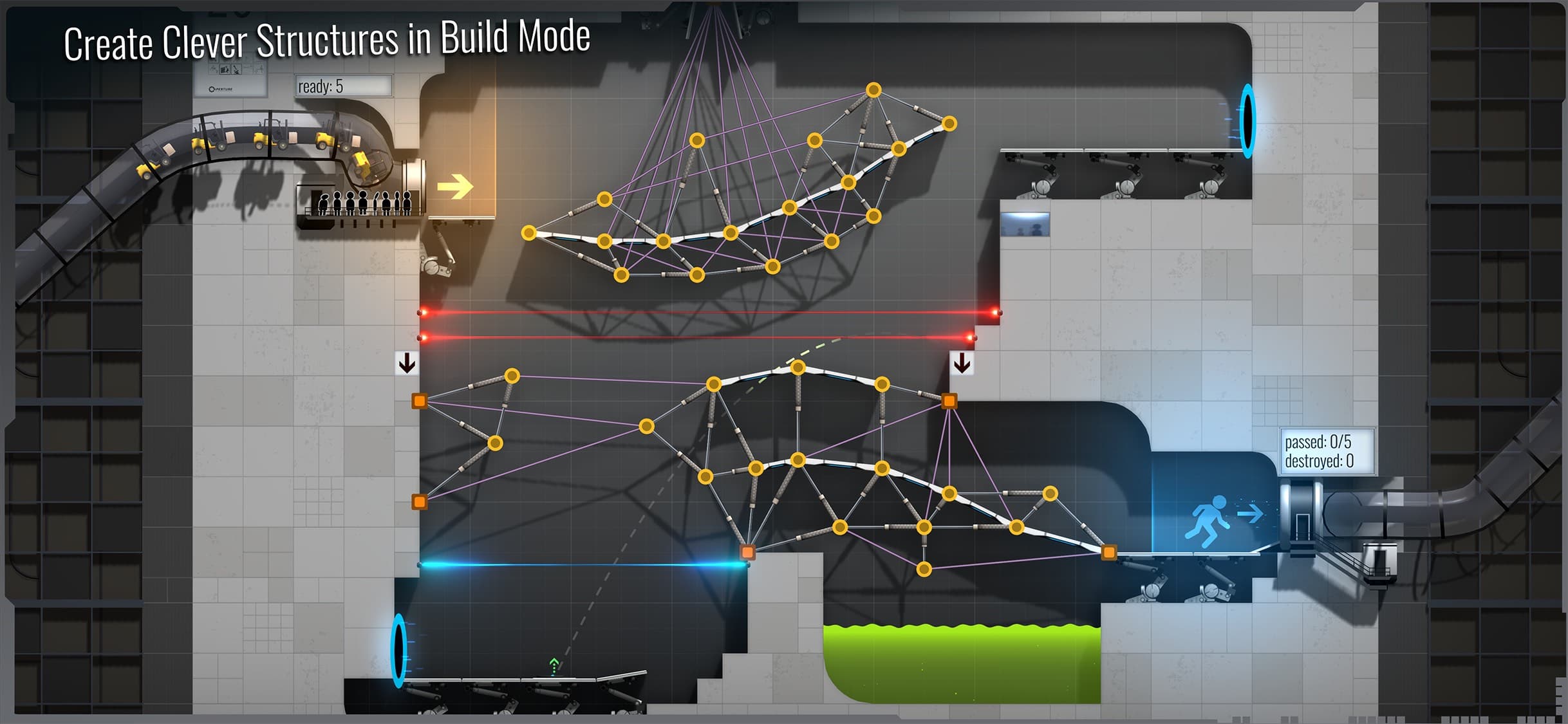 Bridge Constructor Portal screenshot 4 - screenshot