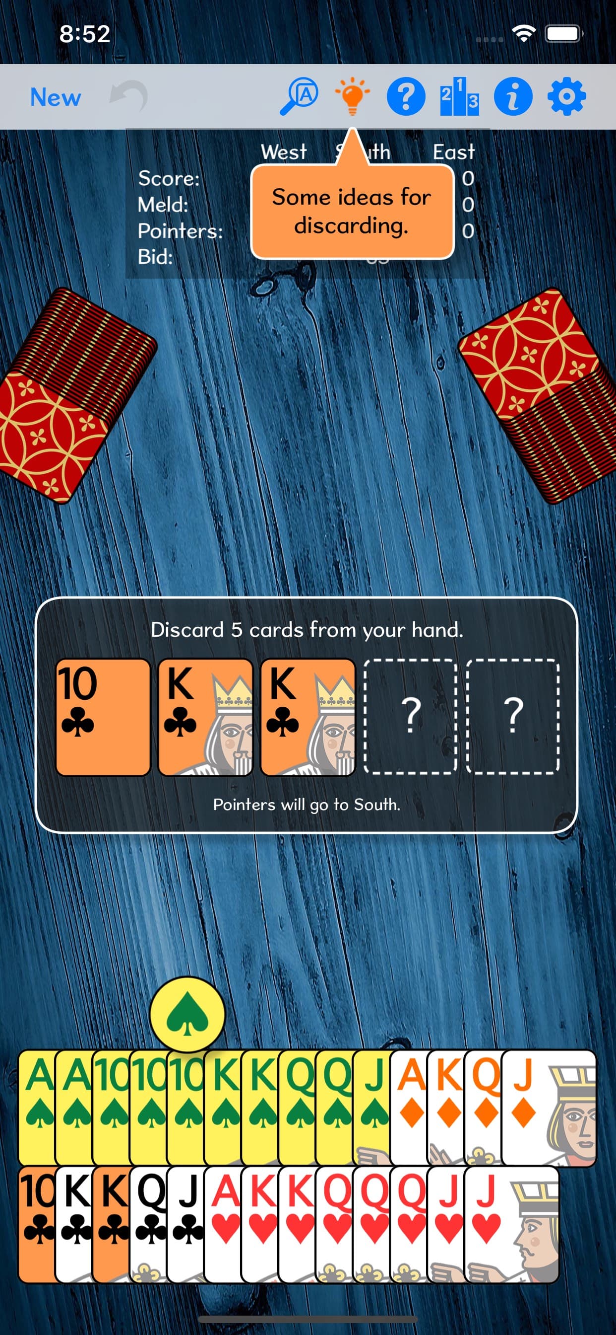 Cutthroat Pinochle screenshot 4 - screenshot