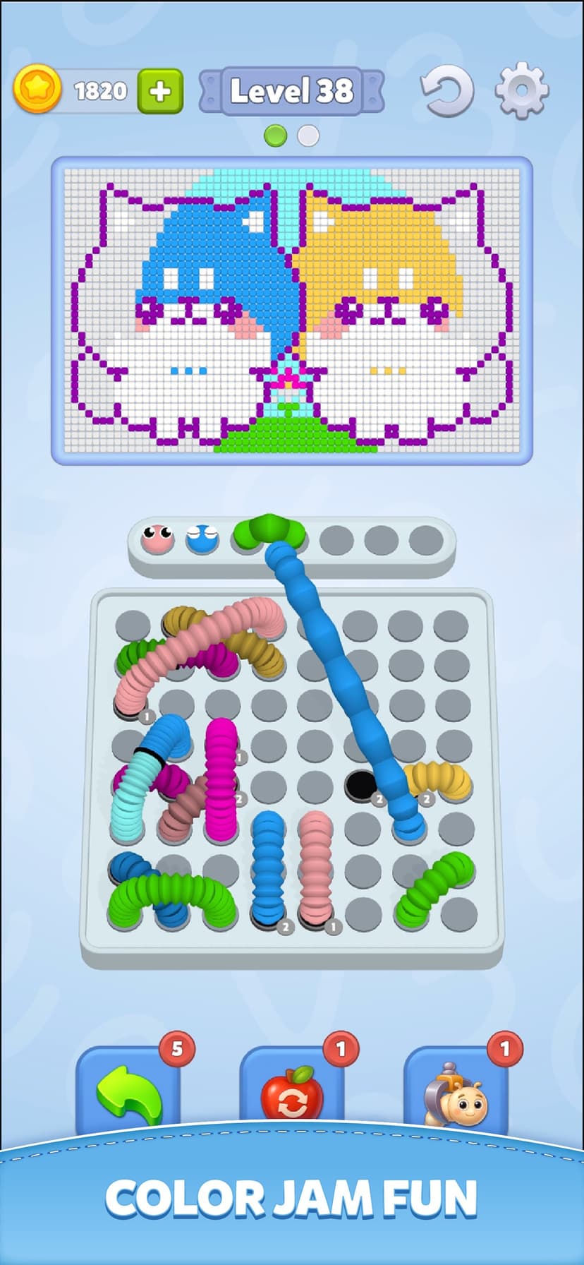 Wiggle Tangle - Thread Puzzle screenshot 2 - screenshot